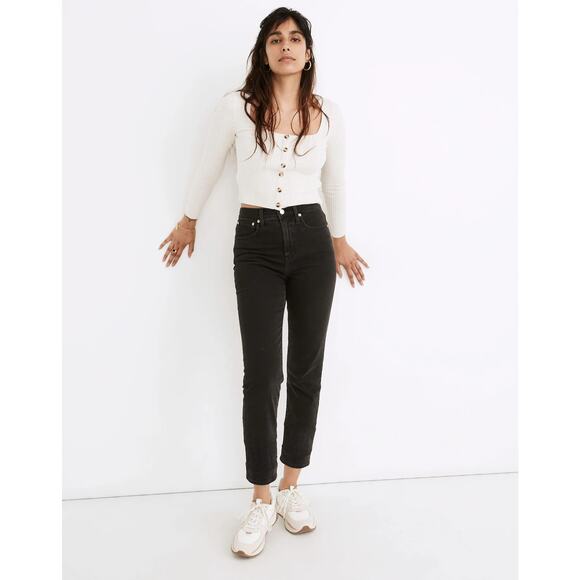 Madewell Classic Straight Jeans in Lunar Wash - Picture 1 of 6
